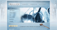 Desktop Screenshot of morrocolaw.ca